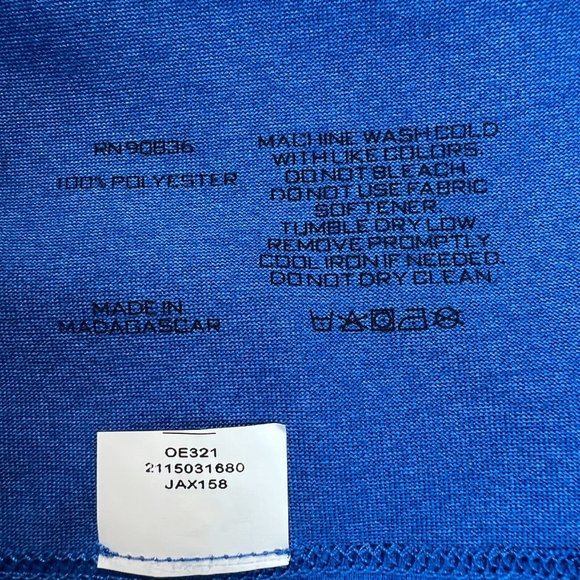 Ogio Endurance Shirt Mens Small Blue Active Breathable Lightweight Long Sleeve - Picture 6 of 6